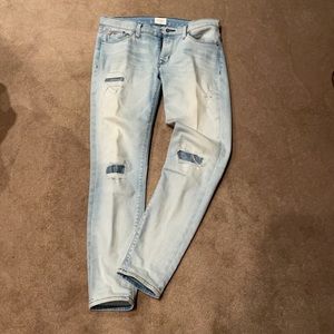 Hudson size 28 ankle krista super skinny jean
